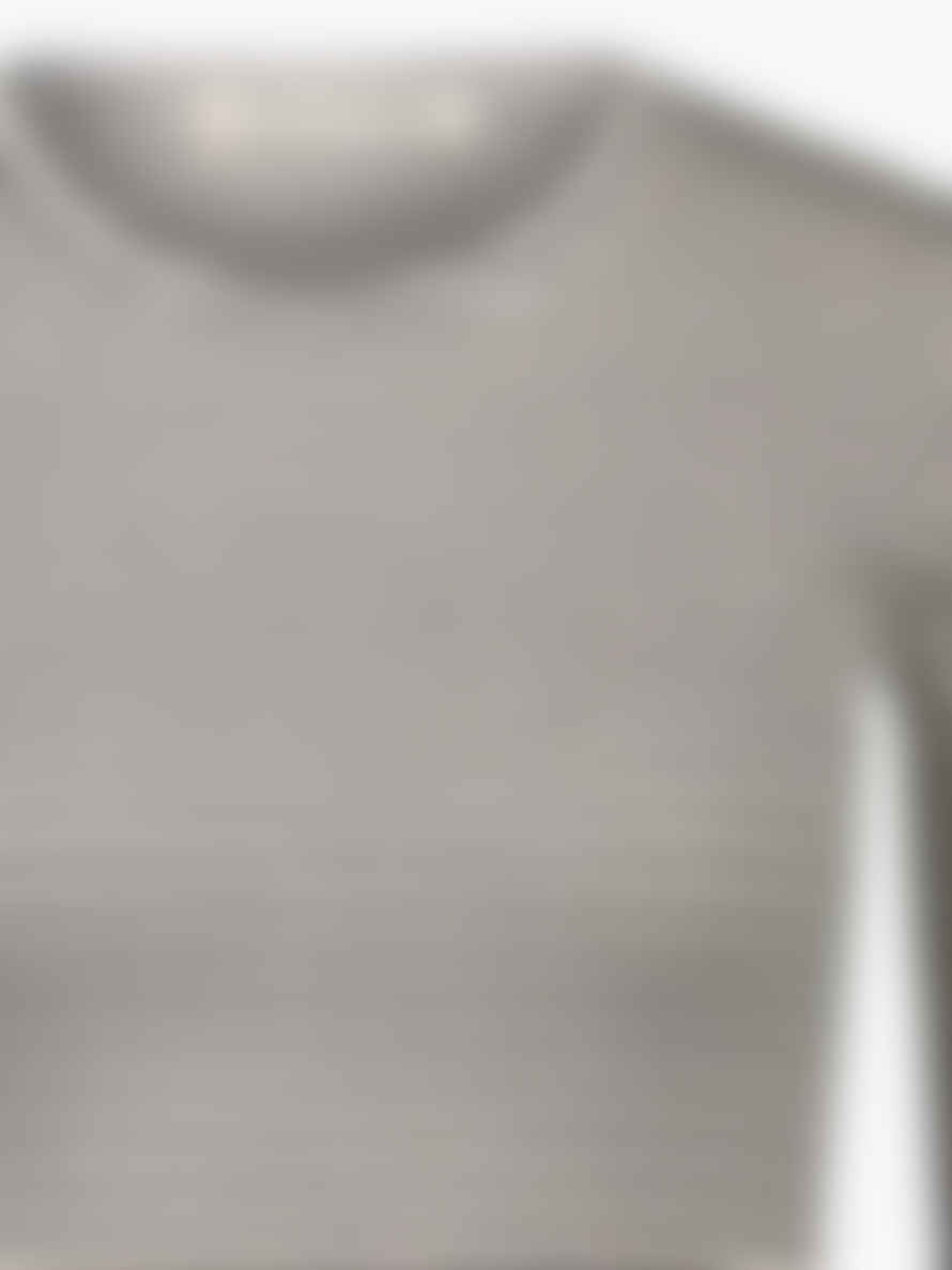 SOFIE SCHNOOR Long Sleeve T-Shirt Grey Striped