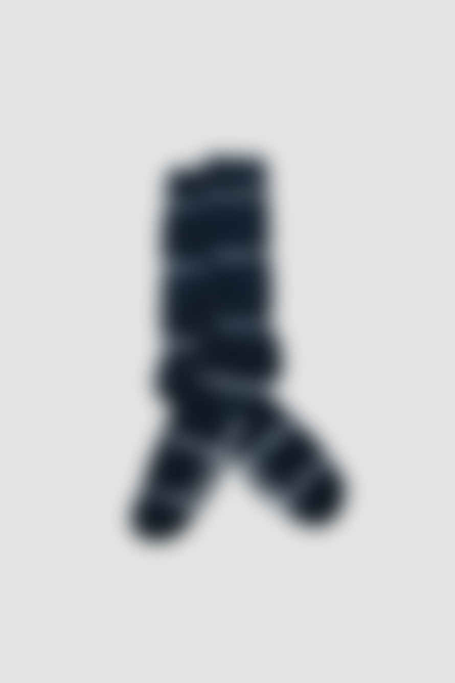 Universal Works Tie Dye Socks Navy Knit