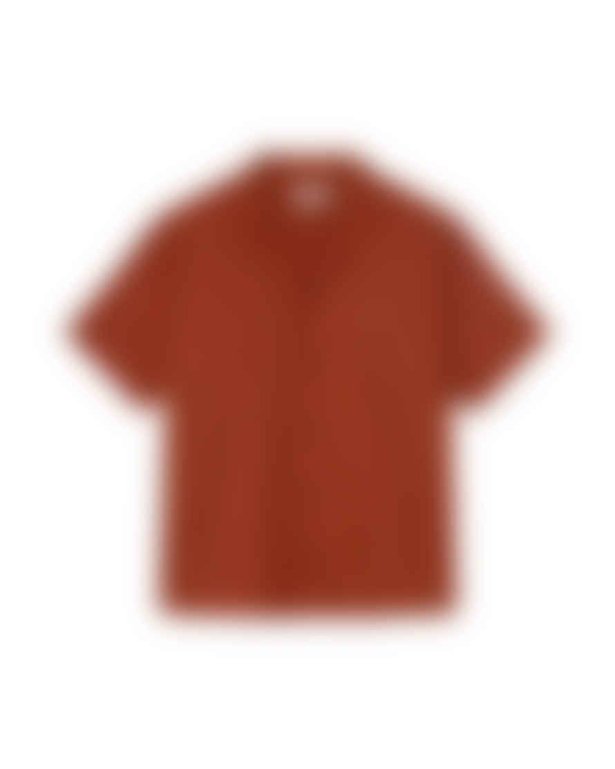 Thinking Mu W Camisa Hemp Jules Unisex - Rojo