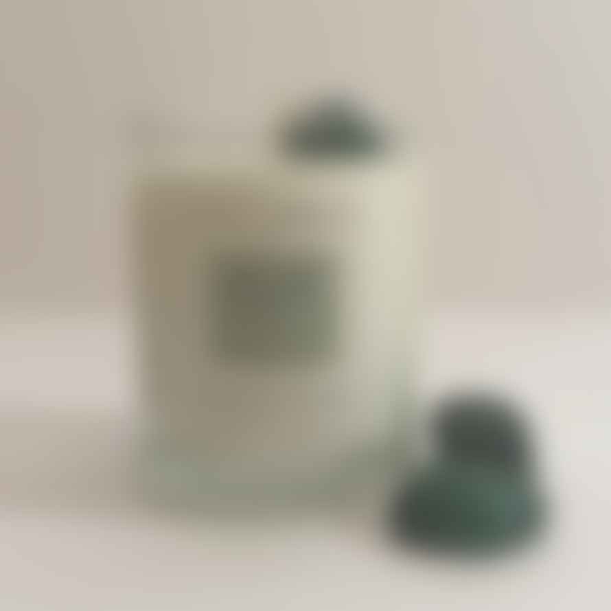 TWO LIBRAS Malachite Crystal Intention Candle