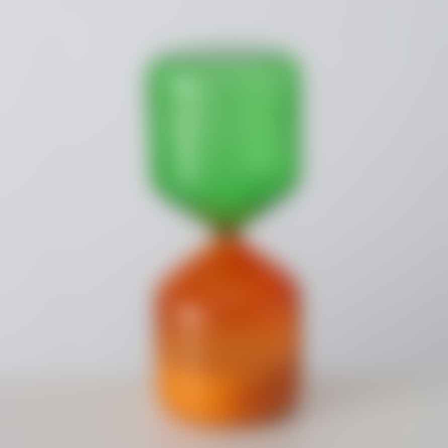 &Quirky Colour Pop Coloured Hour Glass : Pink & Blue, Red & Orange or Green & Orange