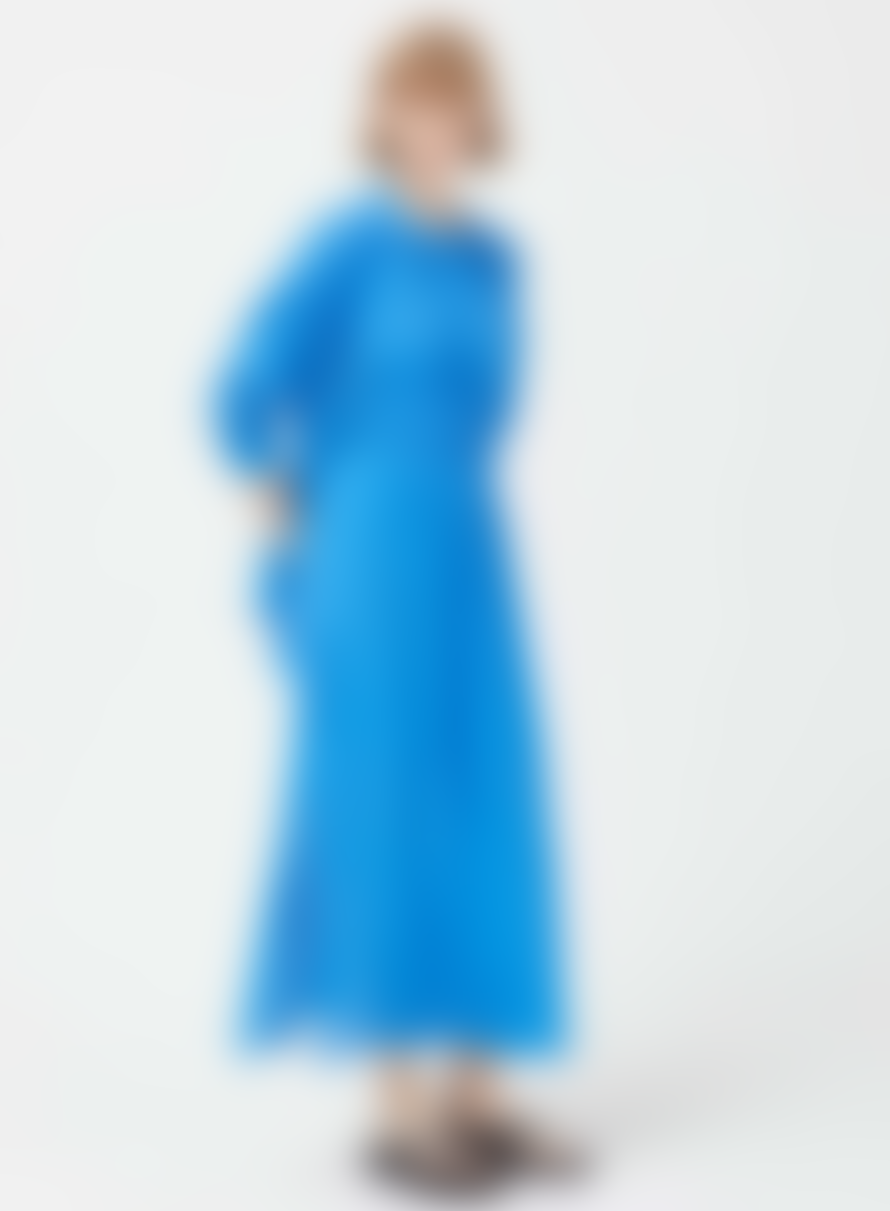 Compania Fantastica Long Dress In Blue From