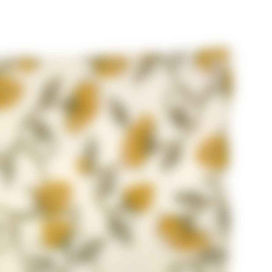 Biella Fabrics Coperta Narciso Cream/Mustard/White