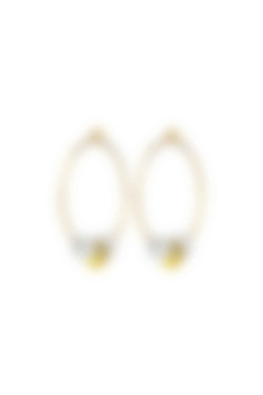 One & Eight Ltd 2395 Moonstone Earrings