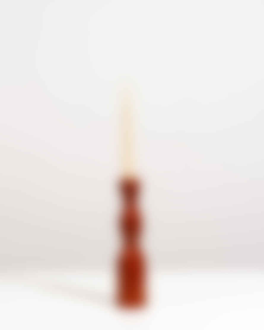 YOD&CO Wave Candleholder Tall - Terracotta