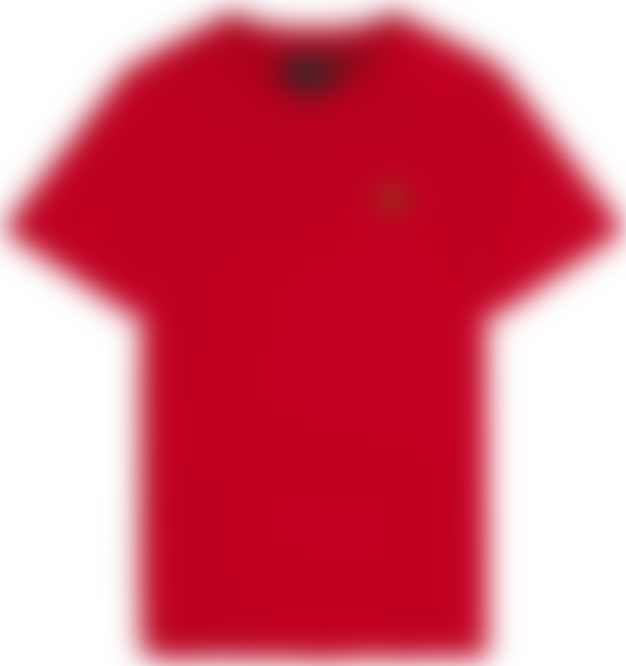 Lyle and Scott Crew Neck Tee Gala Red