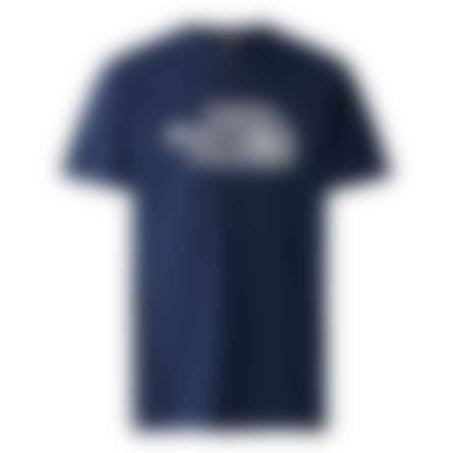 The North Face  T-shirt Woodcut Bleu Marine