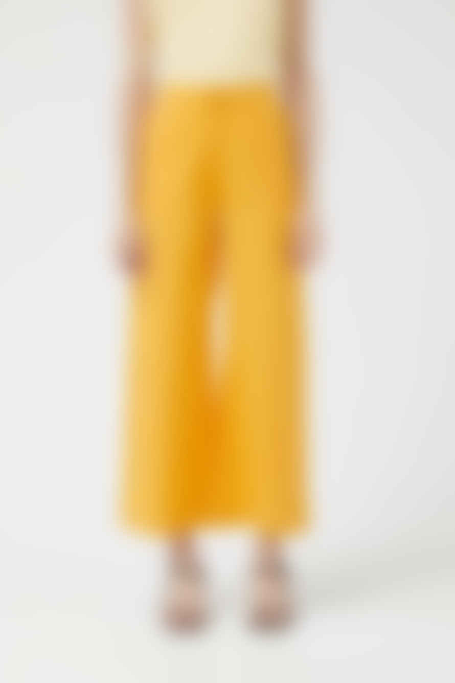 Compania Fantastica Rohi Straight Suit Pants - Yellow