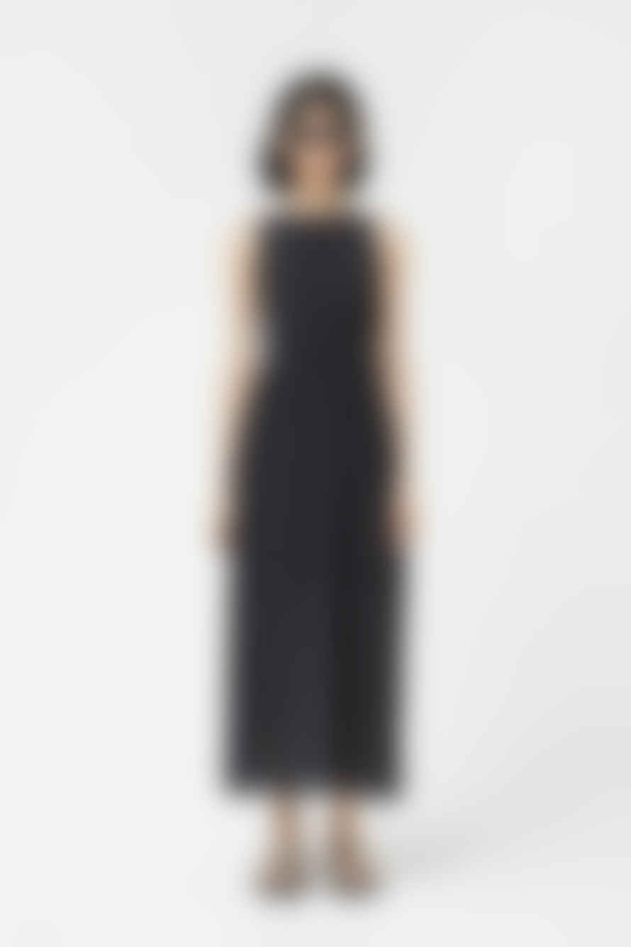 Compania Fantastica Long Sleeveless Dress - Black