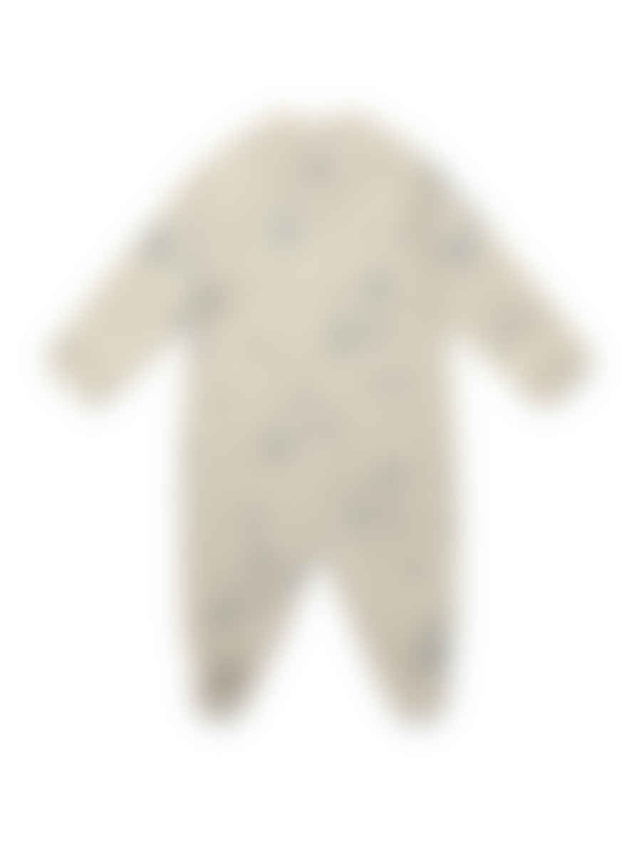 Sleepy Doe : Baby Sleepsuit - Peace Oatmeal