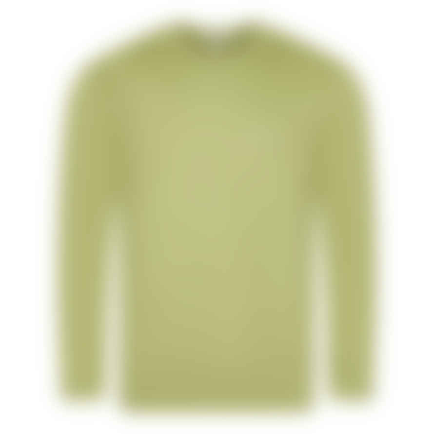 Comme Des Garcons Long Sleeve Logo T-shirt - Khaki