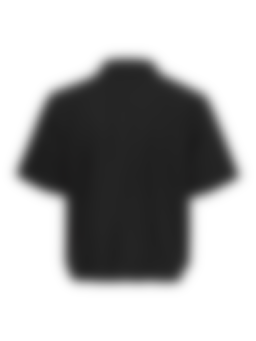 ICHI Lino Linen Mix Shirt - Black