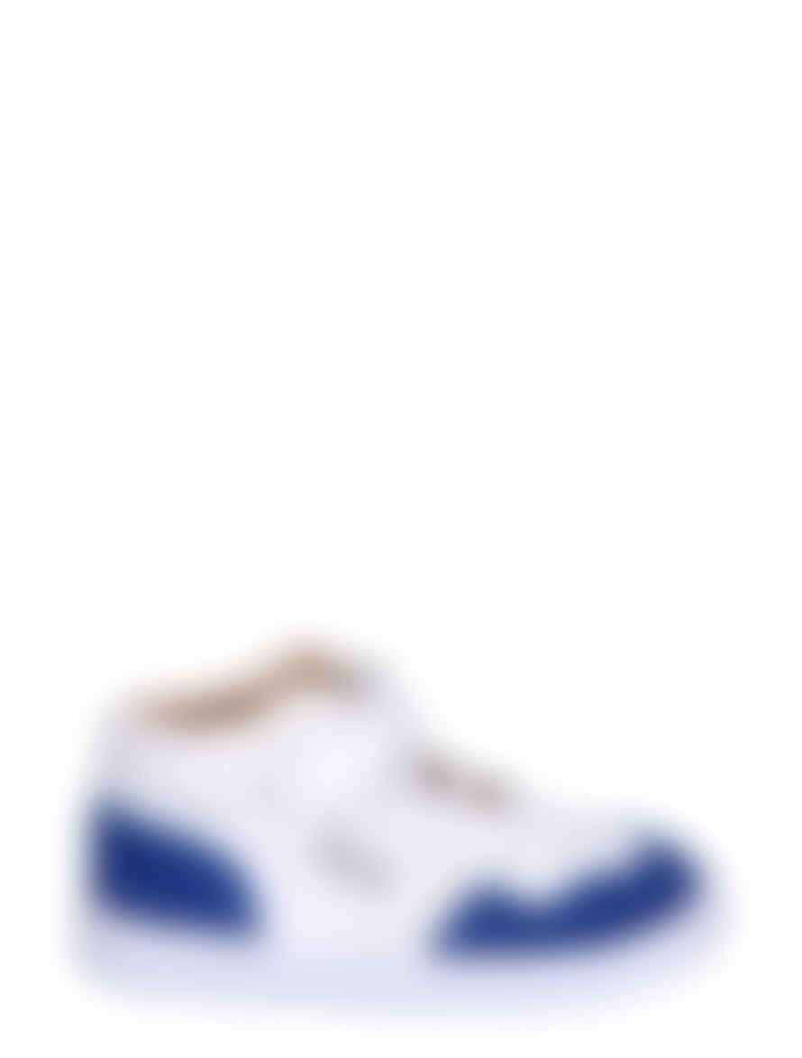 Shoesme Kids Hi-Top Sneaker - White / Blue