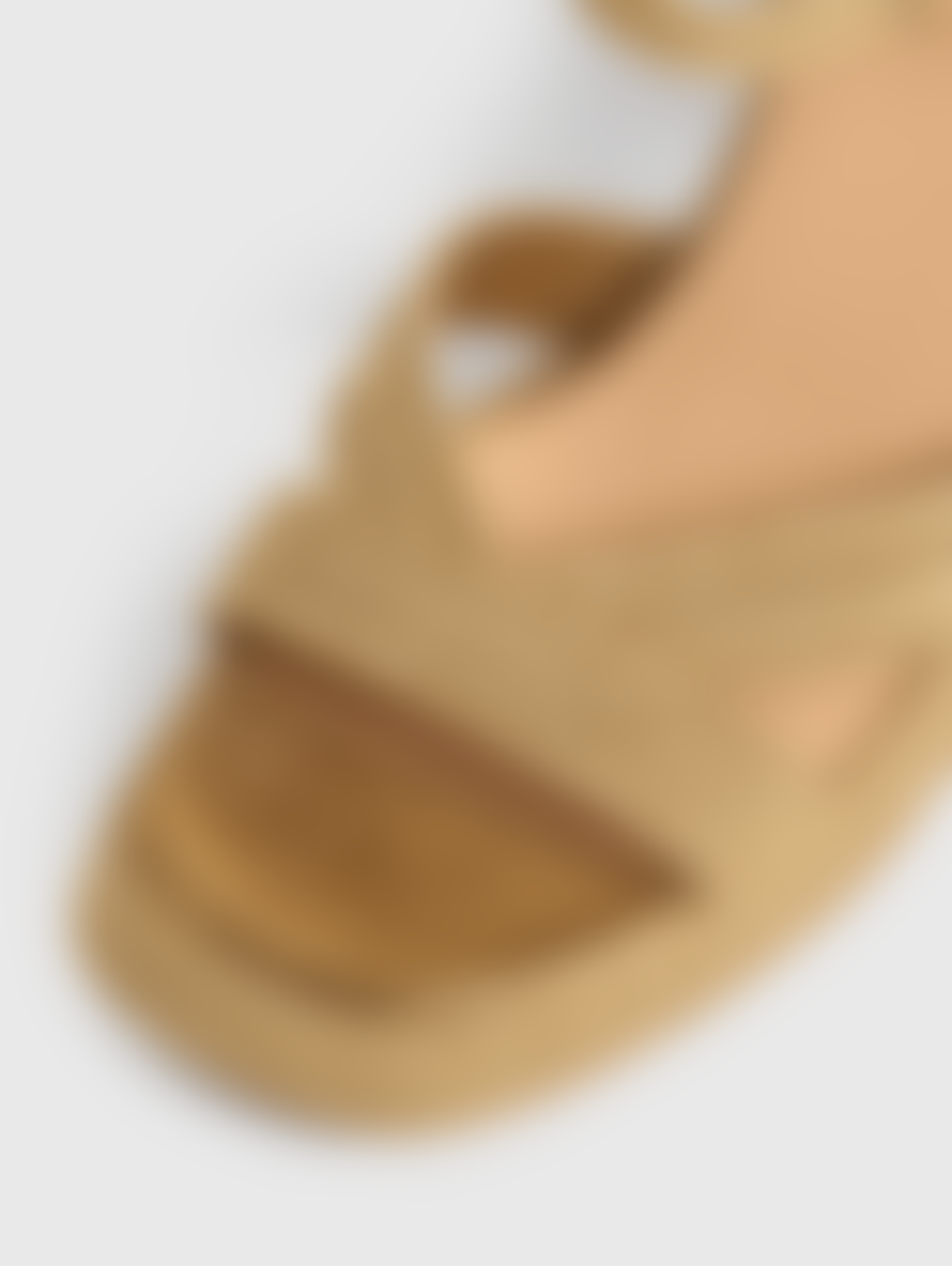Castaner Valle Heeled Sandals In Old Gold 023116 3006