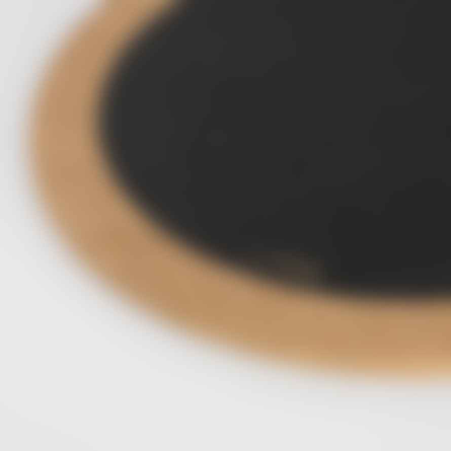 LIGA Grey Cork Placemats Set | Black Hole