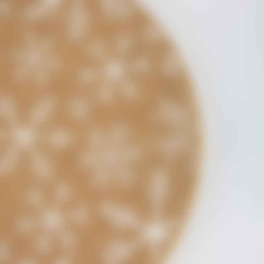 LIGA White Cork Placemats Set | Snowflake