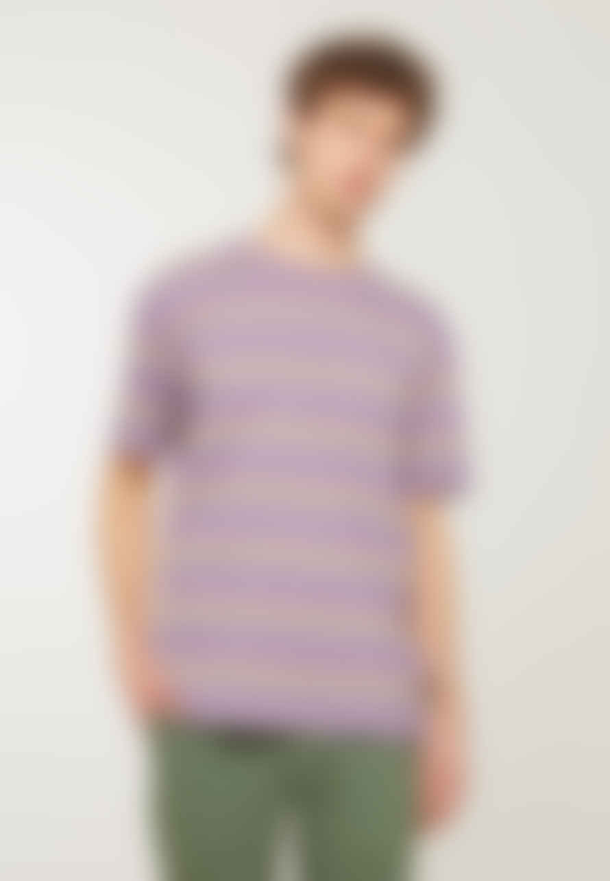 Recolution Rowan Grey Lilac Stripes T-shirt
