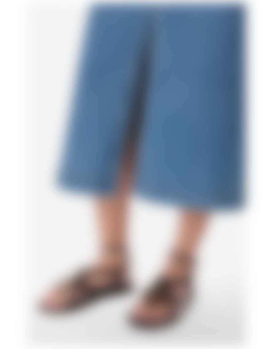 Vanessa Bruno Vanessa Bruno Curtis Front Pleat Denim Midi Skirt Size: 10, Col: Blue