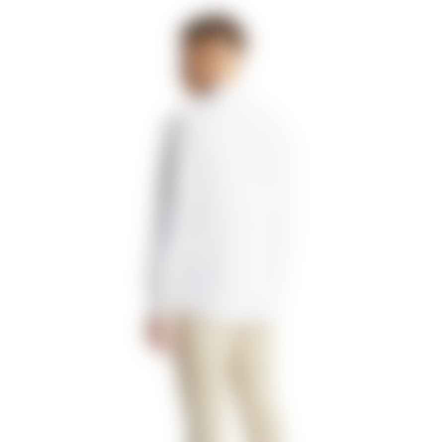 Remus Uomo Frank Linen Long Sleeve Shirt - White
