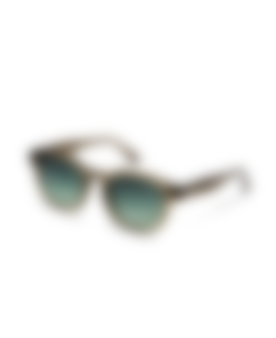 MESSYWEEKEND Sunglasses Billie In Bottle W. Green Lenses