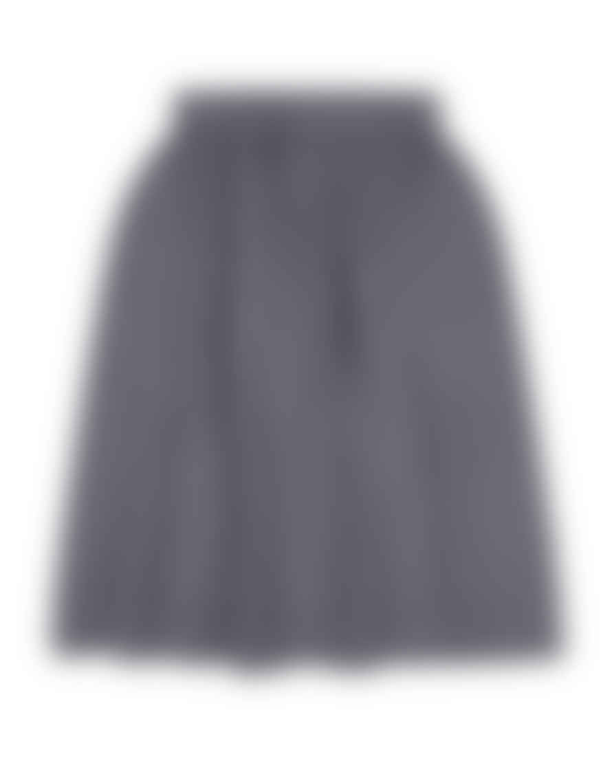 Matona Storm Blue Midi Skirt