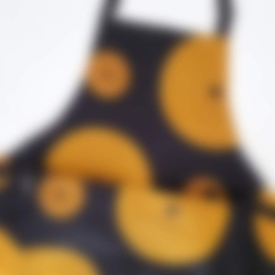 Lolly  &  Kiks Apron - Black And Gold