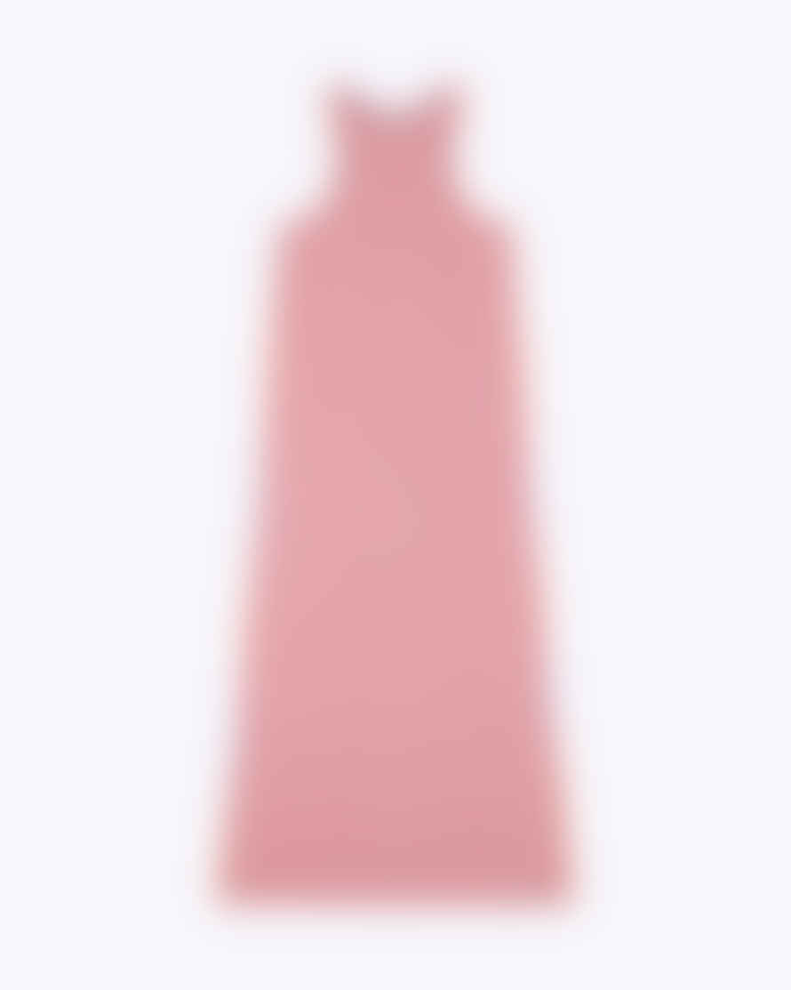 WEMOTO Della Melon Lilac Slub Jersey Maxi Tank Dress