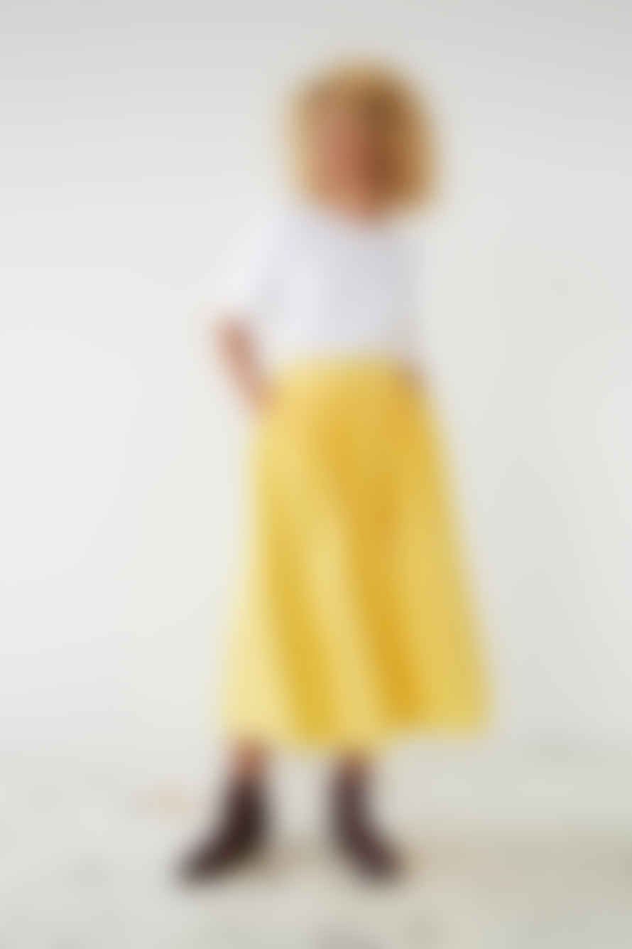Stella Nova Embroidery Anglaise Sweet Yellow Skirt