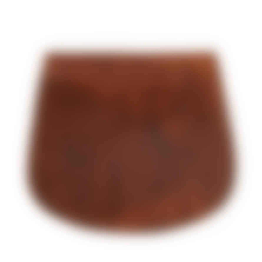 Atelier Marrakech Maya Light Brown Leather Saddle Bag