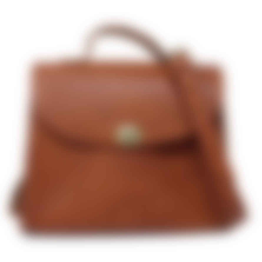 Atelier Marrakech Light Brown Vicky Leather Handbag