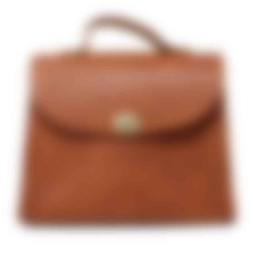 Atelier Marrakech Light Brown Vicky Leather Handbag