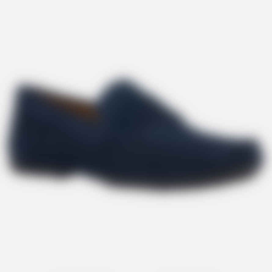 GEOX - Kosmopolis + Grip - Suede Loafers In Navy Blue