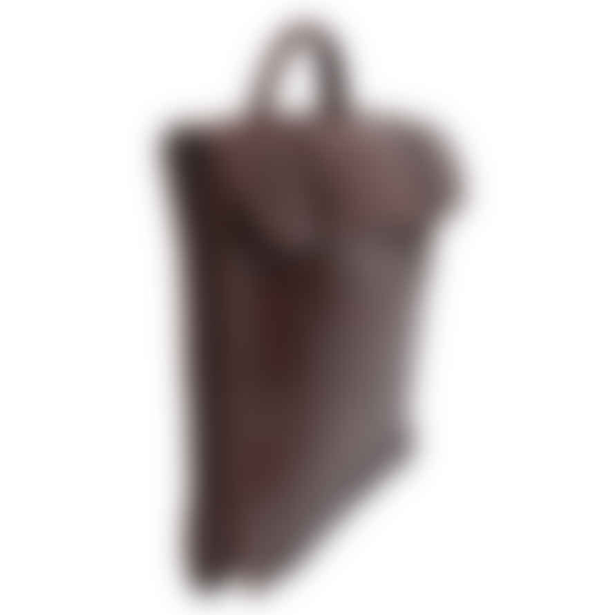 Atelier Marrakech Document Holder Leather Bag Dark Brown