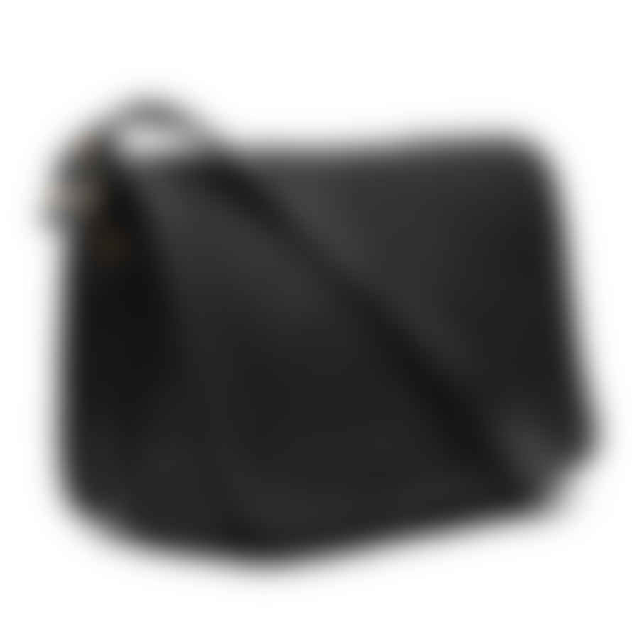 Atelier Marrakech Charlotte Woven Black Leather Shoulder Bag