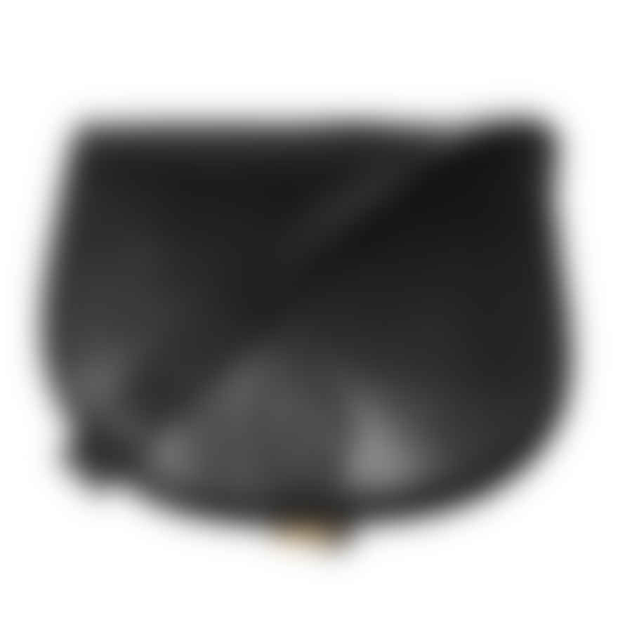 Atelier Marrakech Sam Leather Saddle Bag - Black