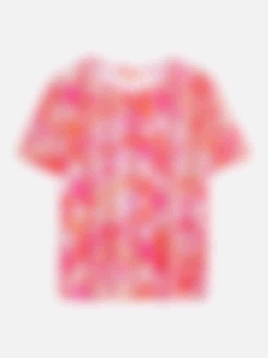 Vilagallo Printed T-shirt Pink & Orange