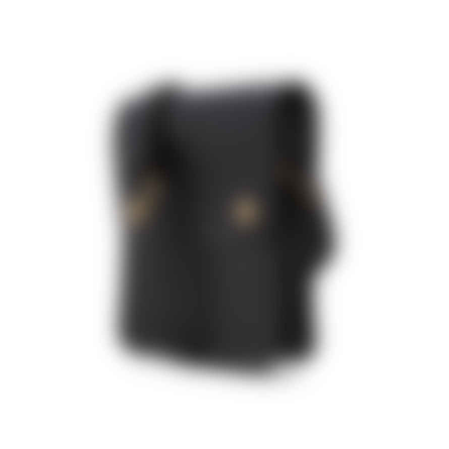 Atelier Marrakech Black Small Leather Pop Bag