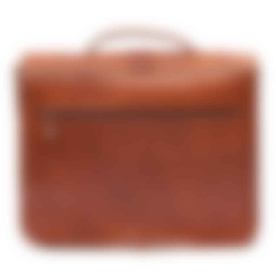 Atelier Marrakech Darwin Briefcase Bag - Tan