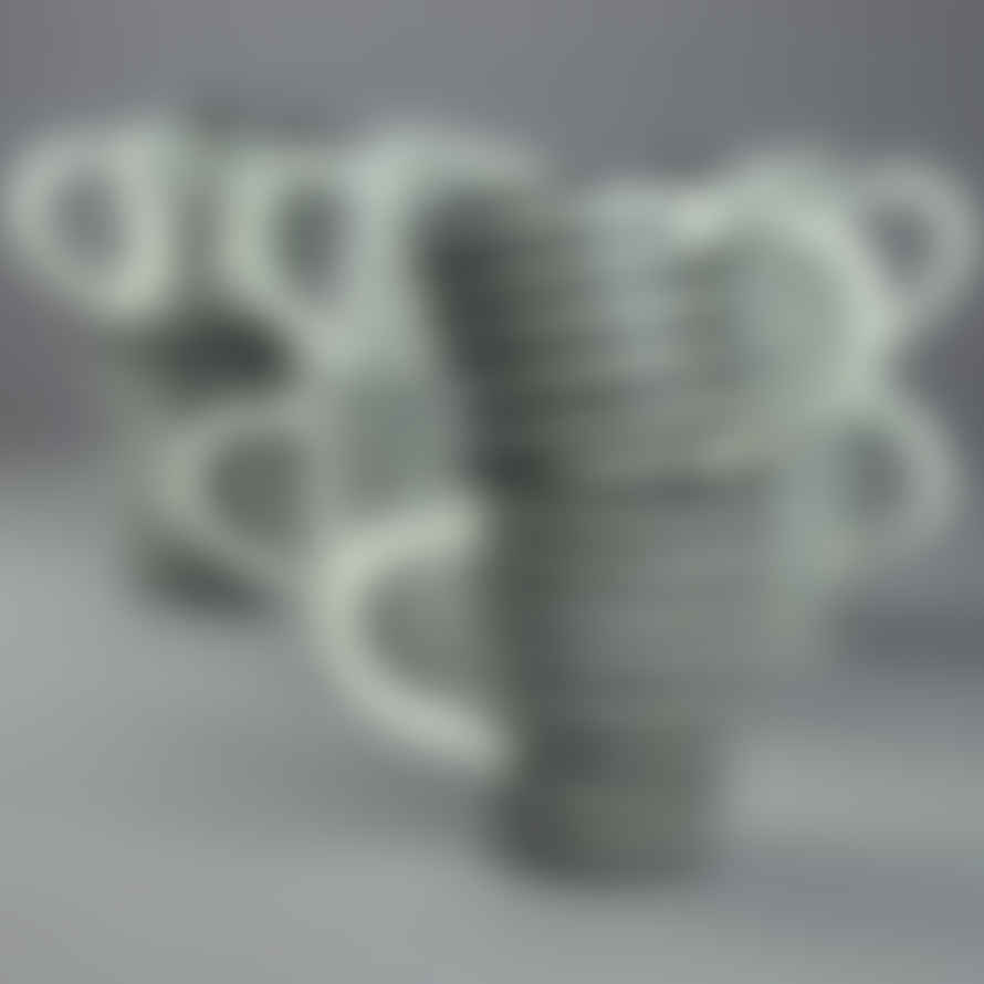 Artisan Stories Striped Ceramic Mug