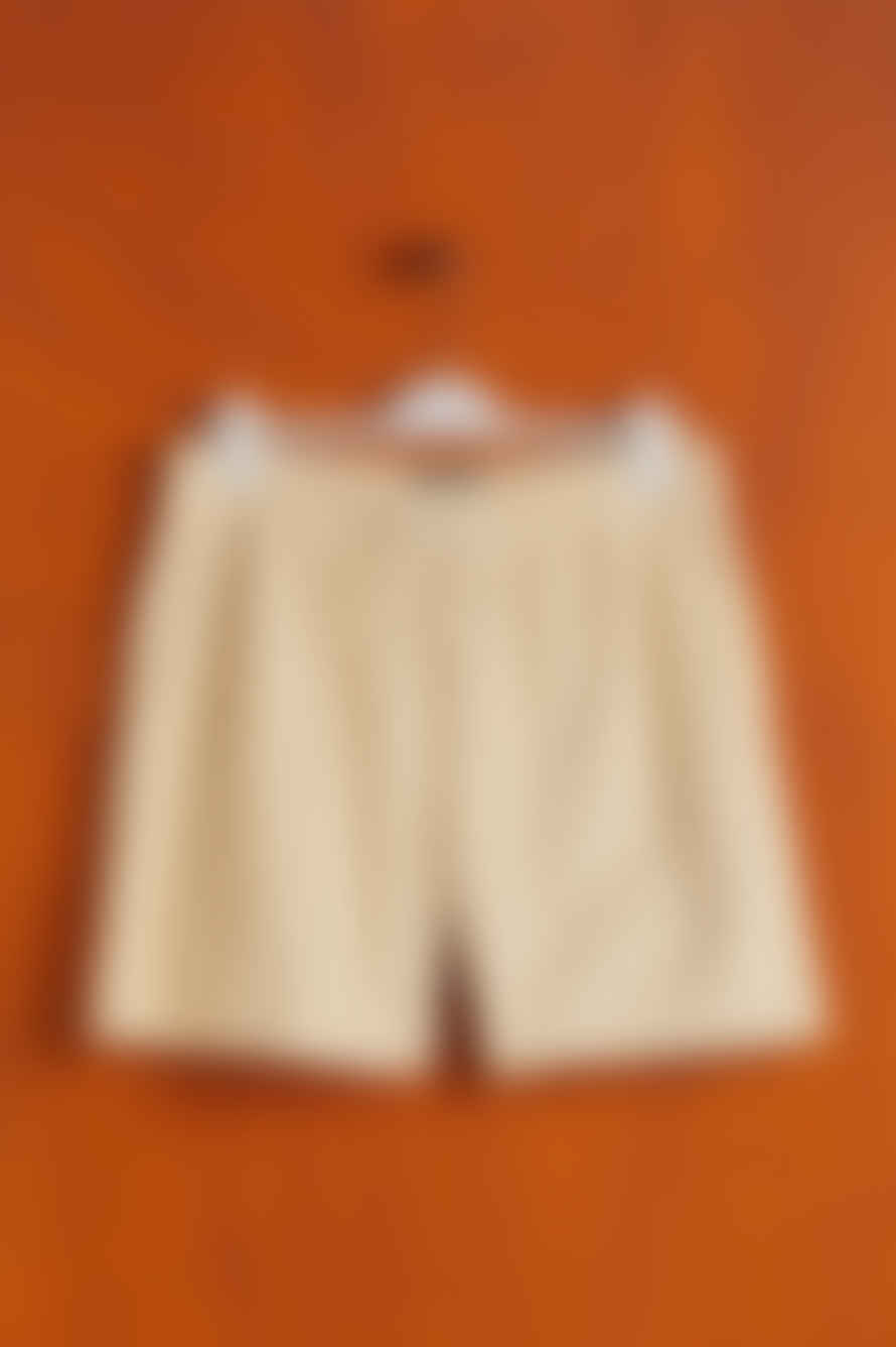  Portuguese Flannel Cream Cord Shorts