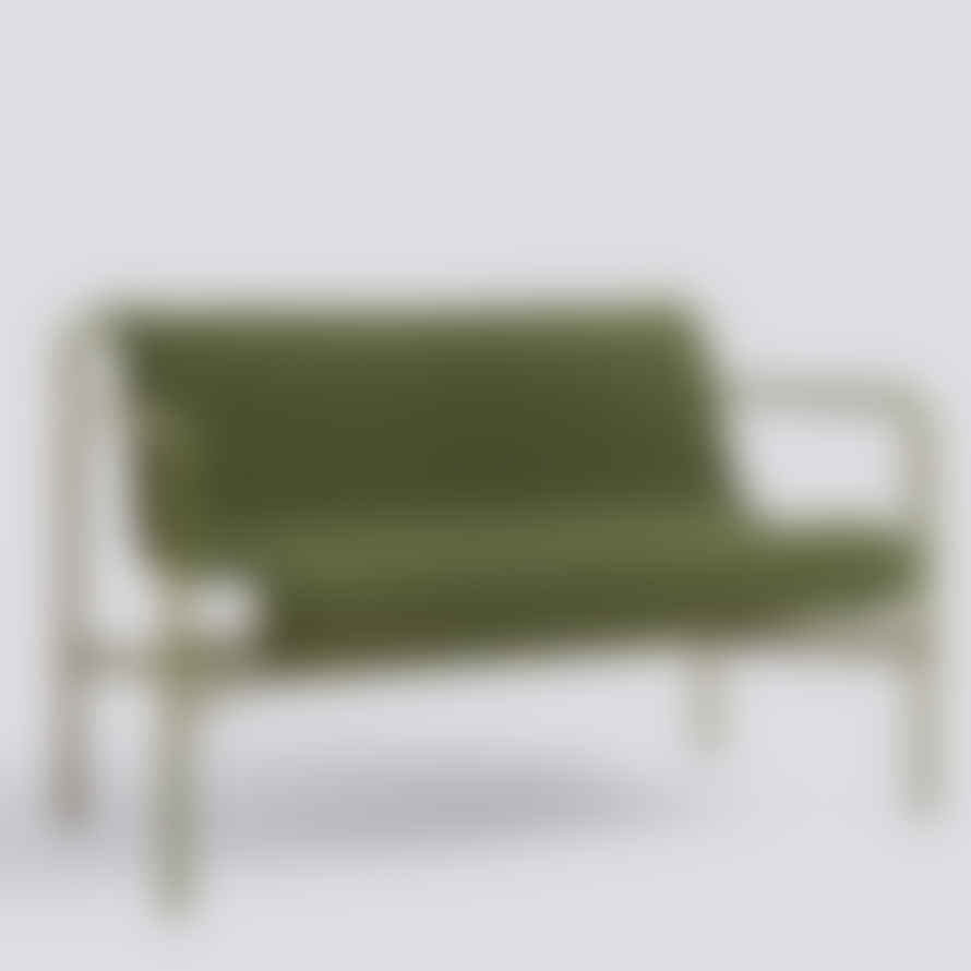 HAY Palissade Dining Bench Quilted Cushion | Olive