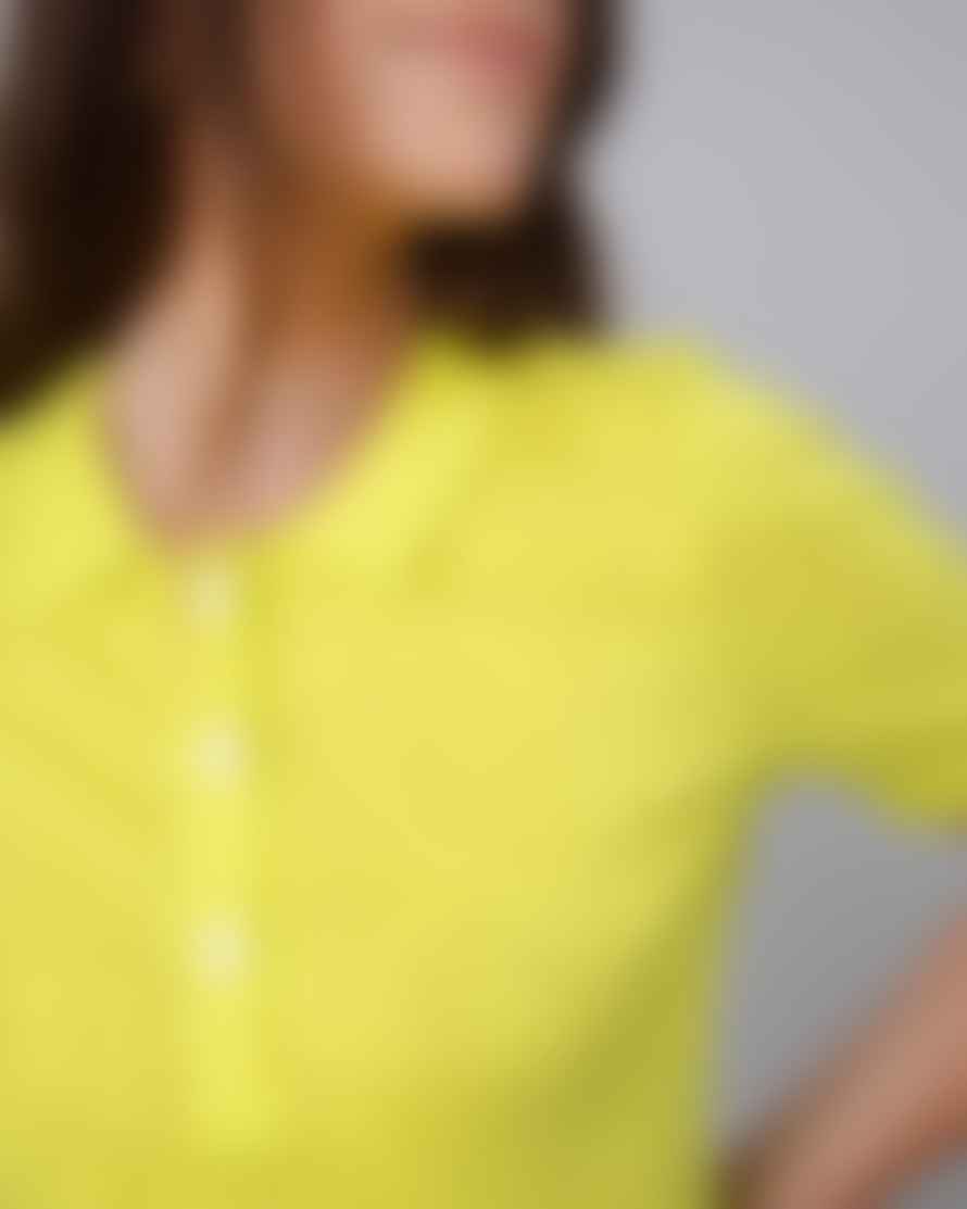 Brava Fabrics Lime Buttoned Polo Shirt