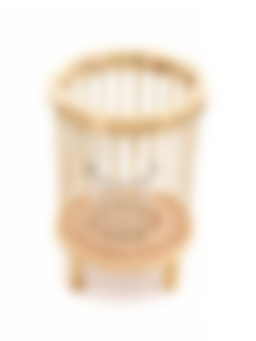 Sifcon Rattan Candle Holder - 17x26