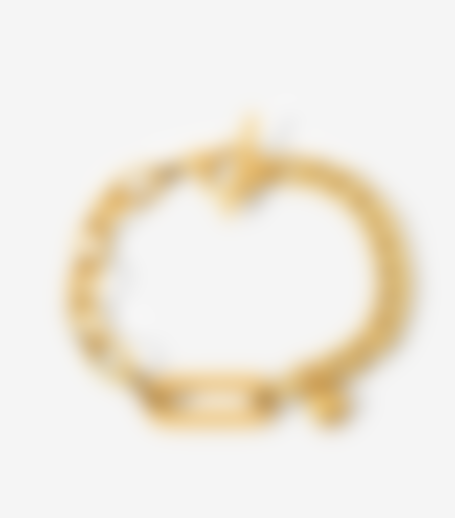 The Forest & Co. Gold Heart Pendant Chain Bracelet