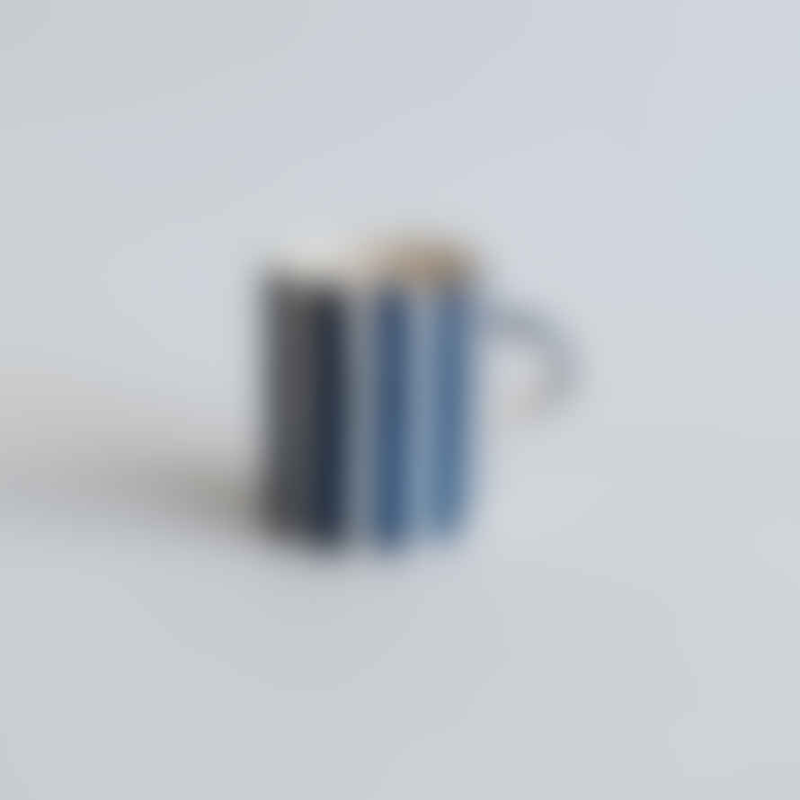 Musango Demi Candy Stripe Mug - Blue