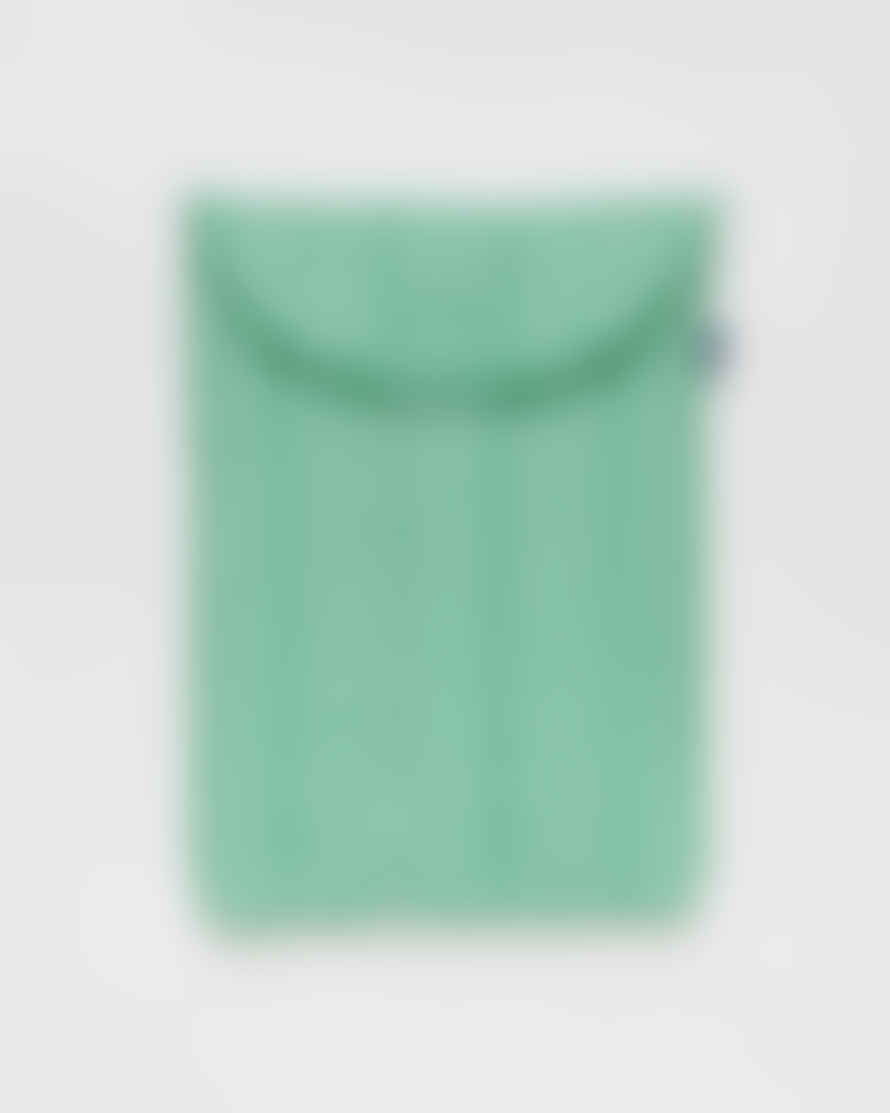 Baggu Puffy Laptop Sleeve 13"/14" - Green Gingham