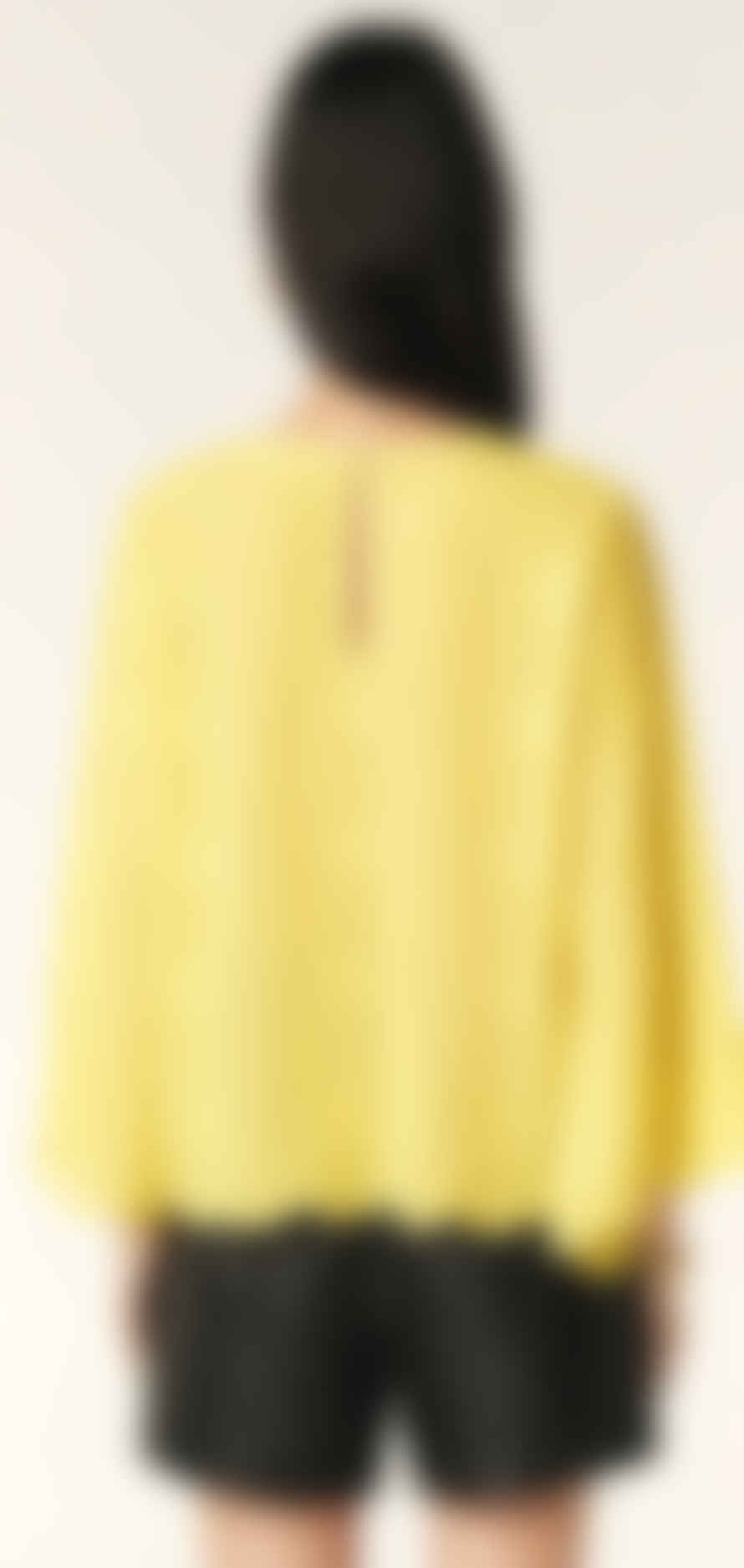 BA&SH Bruna Broderie Anglaise Blouse - Yellow