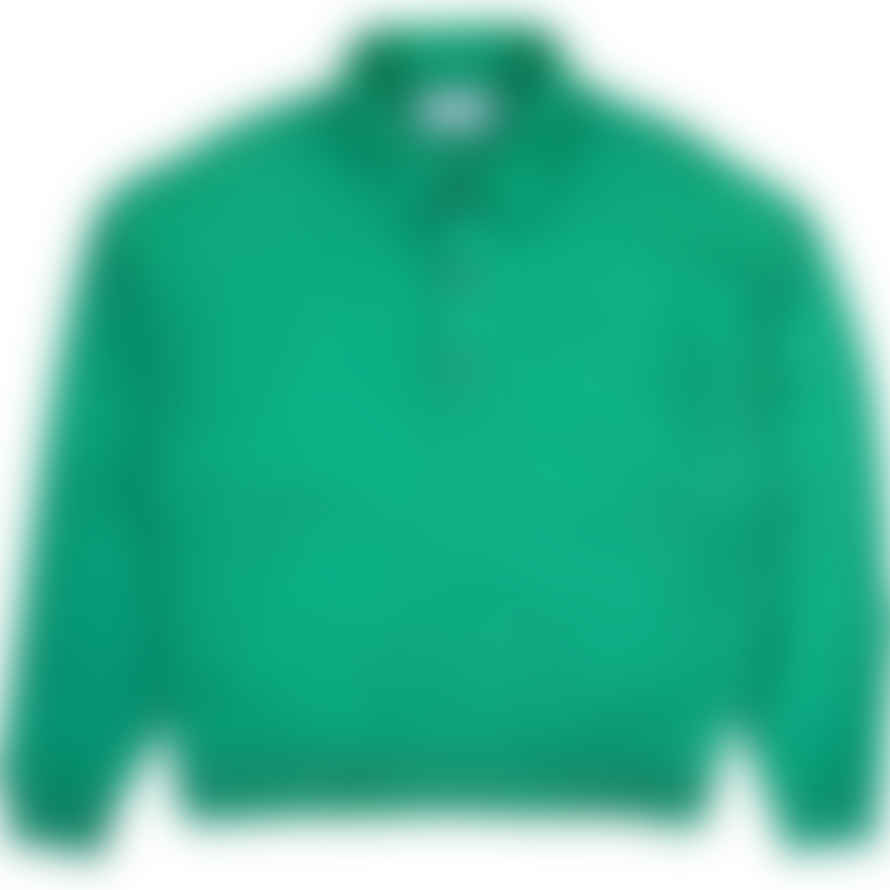 Fresh Mike Cotton Polo Sweatshirt In Green