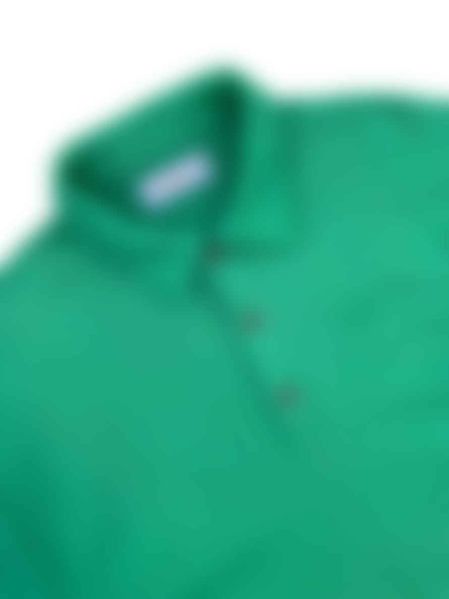 Fresh Mike Cotton Polo Sweatshirt In Green