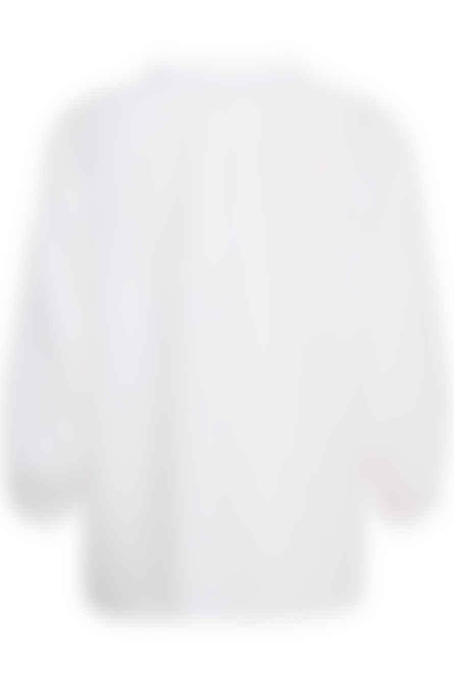 Part Two Elody Linen Blouse Brilliant White